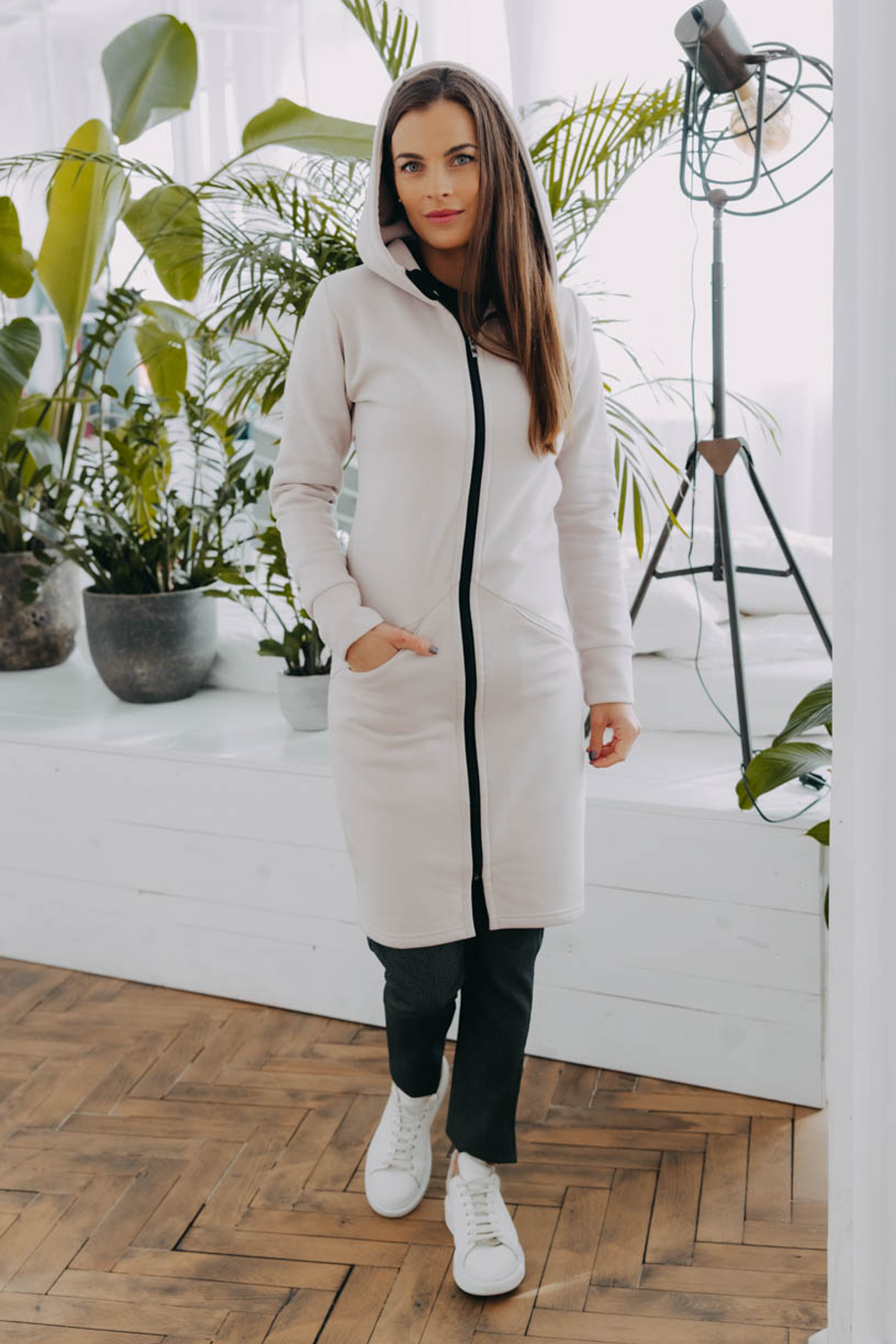Zuzka má na sebe pri svojej výške 168 cm veľkosť XS. 