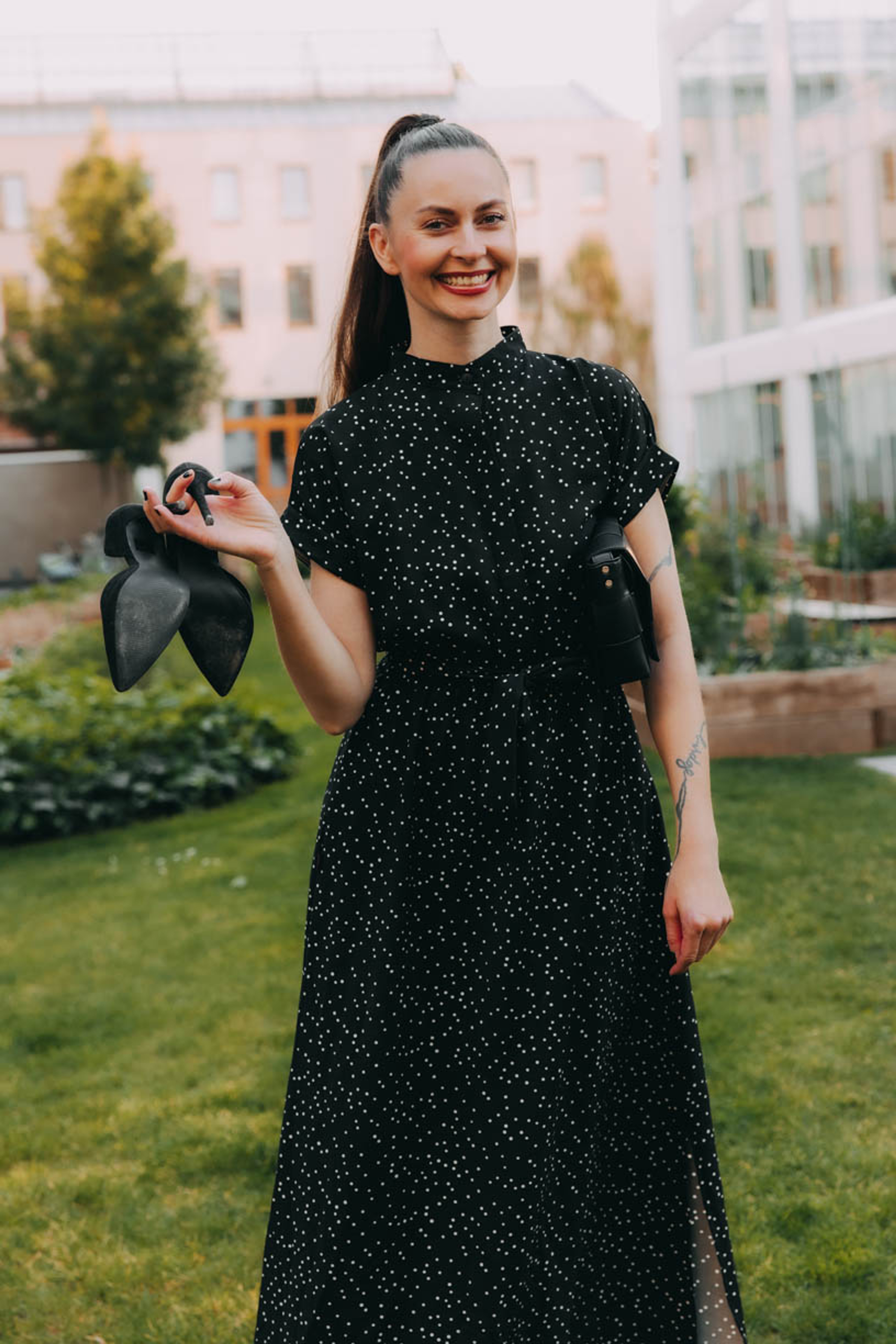 Ivana má na sebe pri svojej výške 178 cm veľkosť XS.