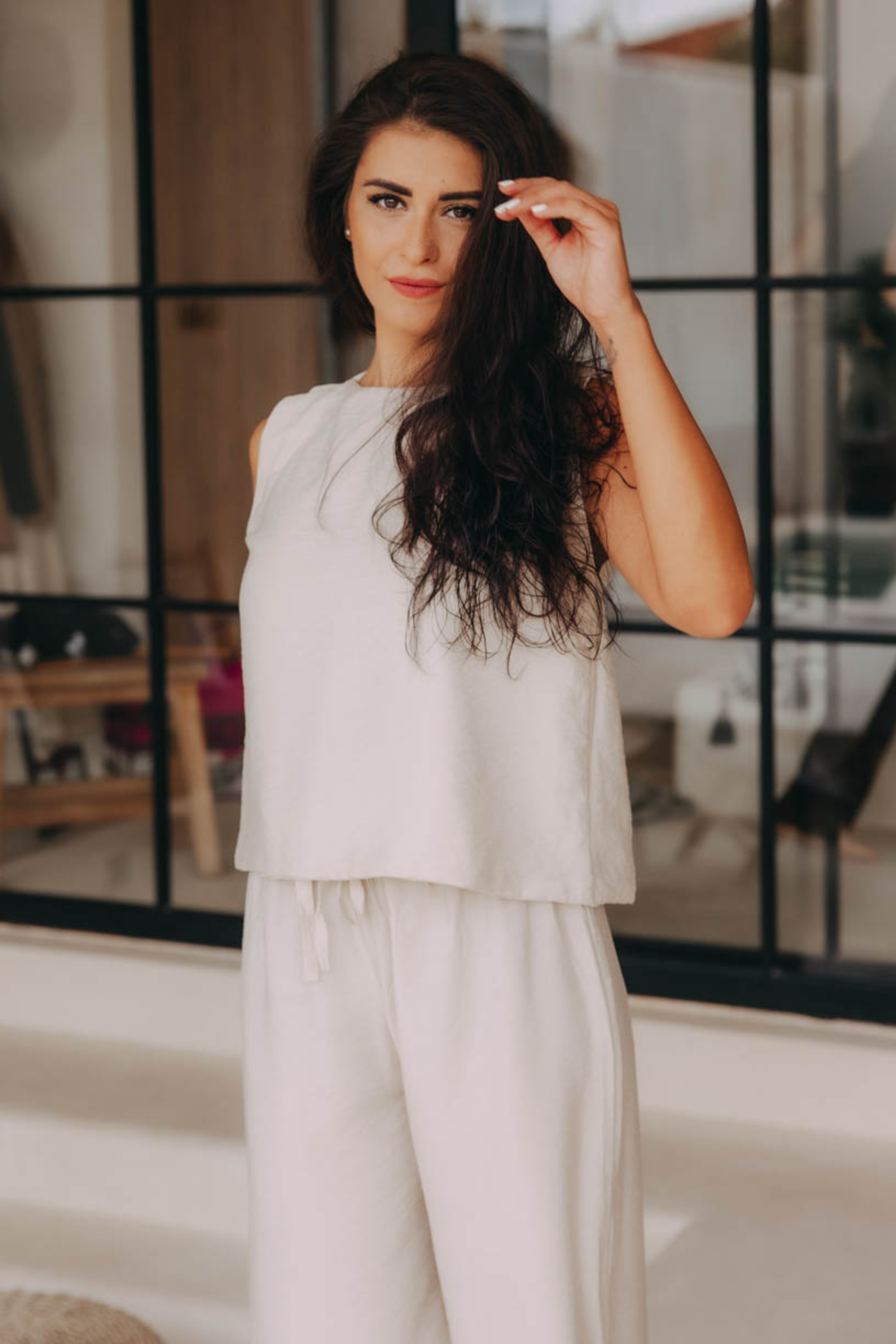 Verča má na sebe pri svojej výške 164 cm veľkosť XS.