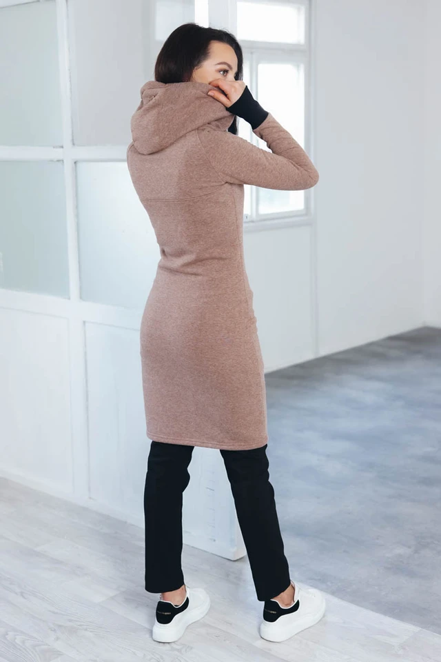 Kačka má na sebe pri svojej výške 170 cm veľkosť XS.