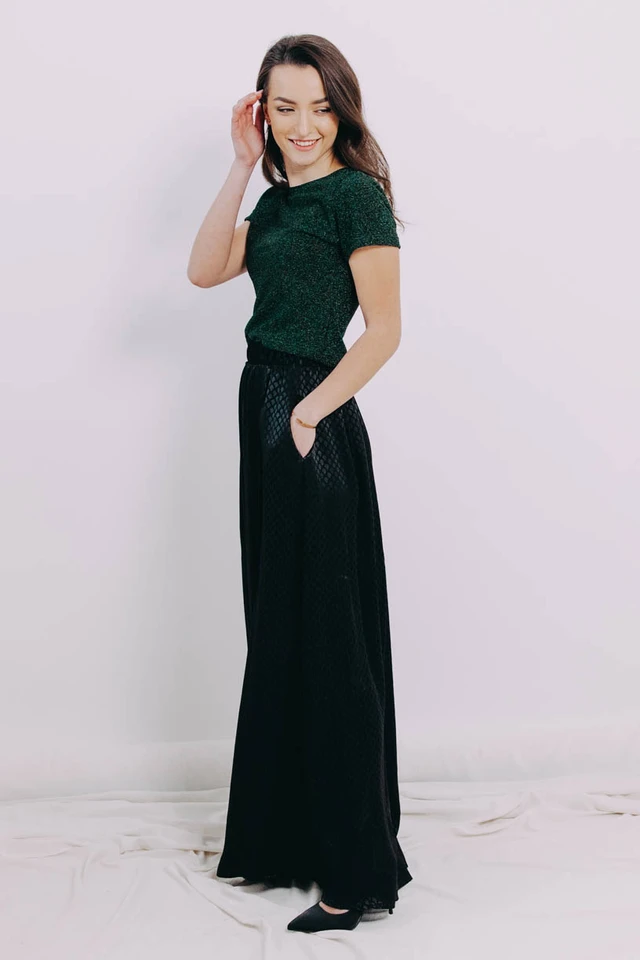 Kačka má na sebe pri svojej výške 170 cm veľkosť XS.
