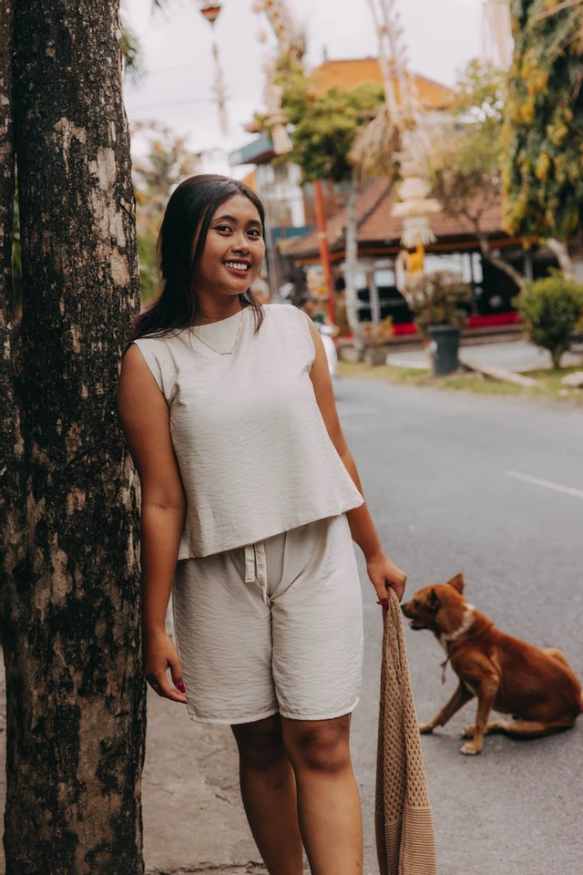 Diana má na sebe pri svojej výške 155 cm veľkosť S.