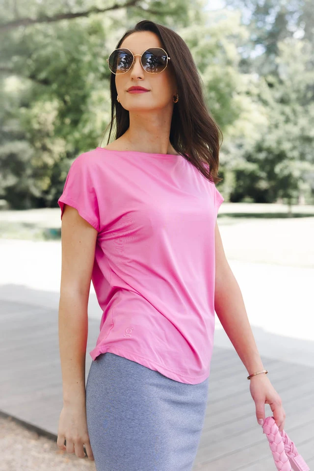 Kačka má na sebe pri svojej výške 170 cm veľkosť XS.