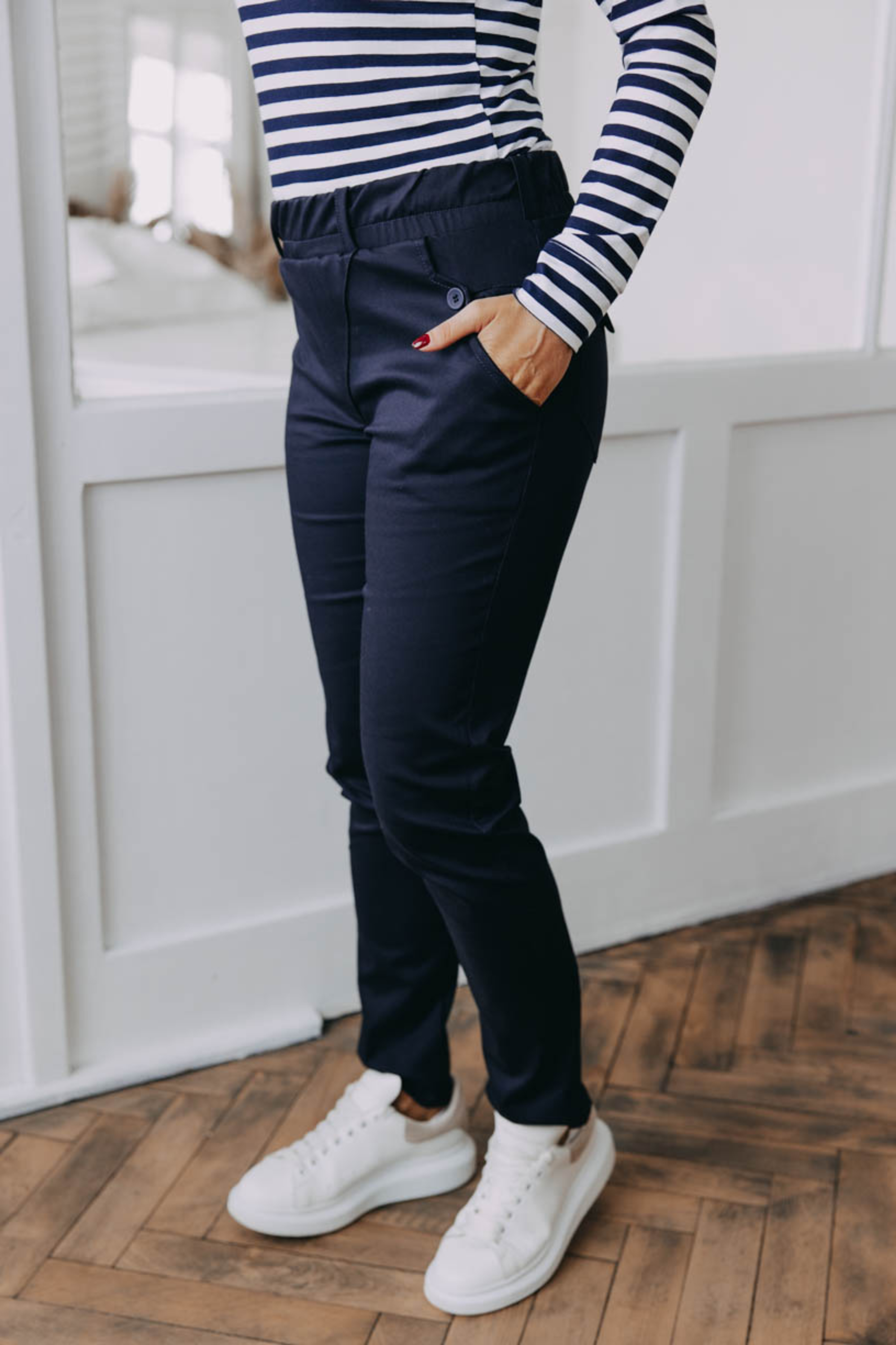 Nohavice Wisal Navy