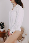 Košeľové Body Yatima White