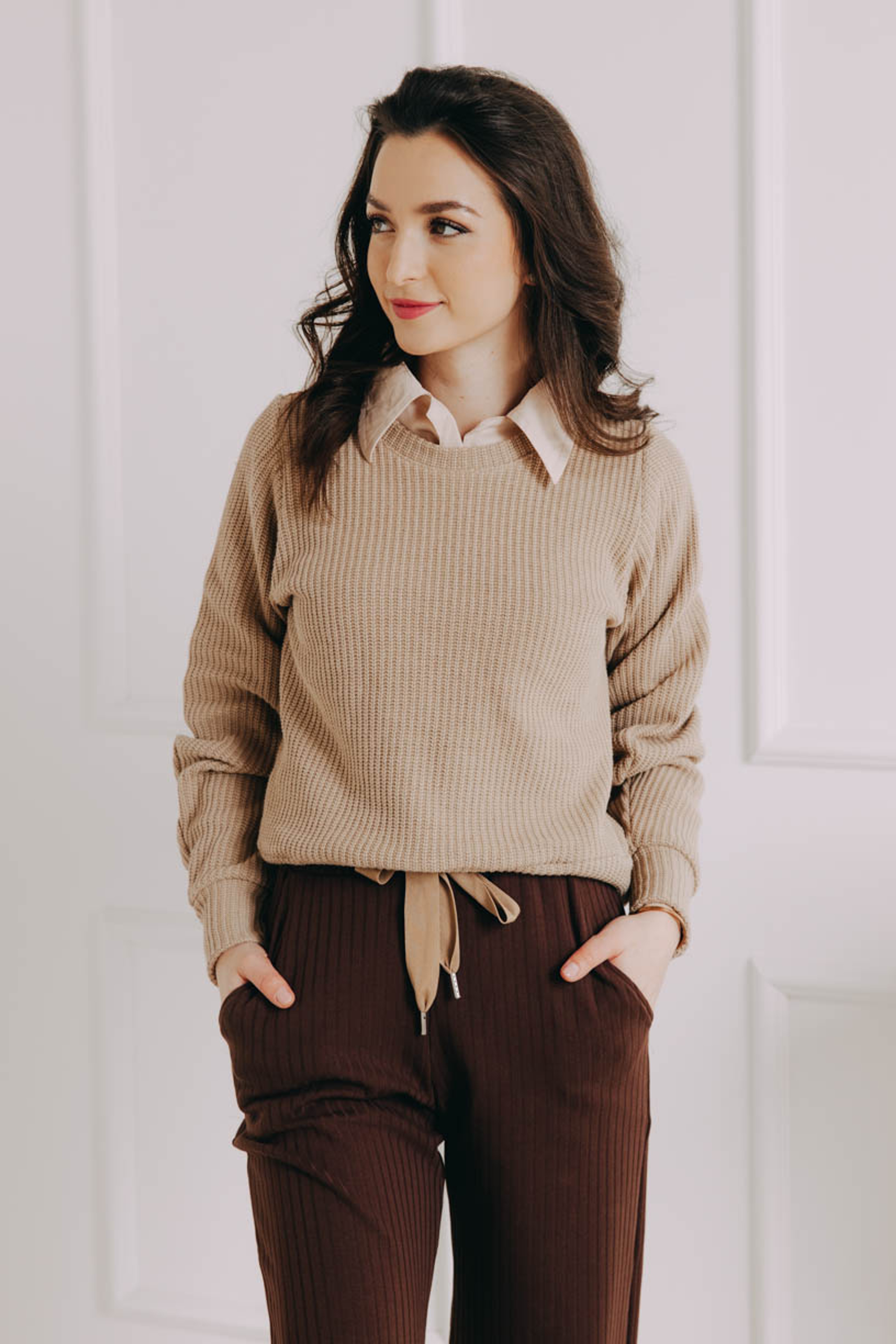 Sveter Dunia Beige