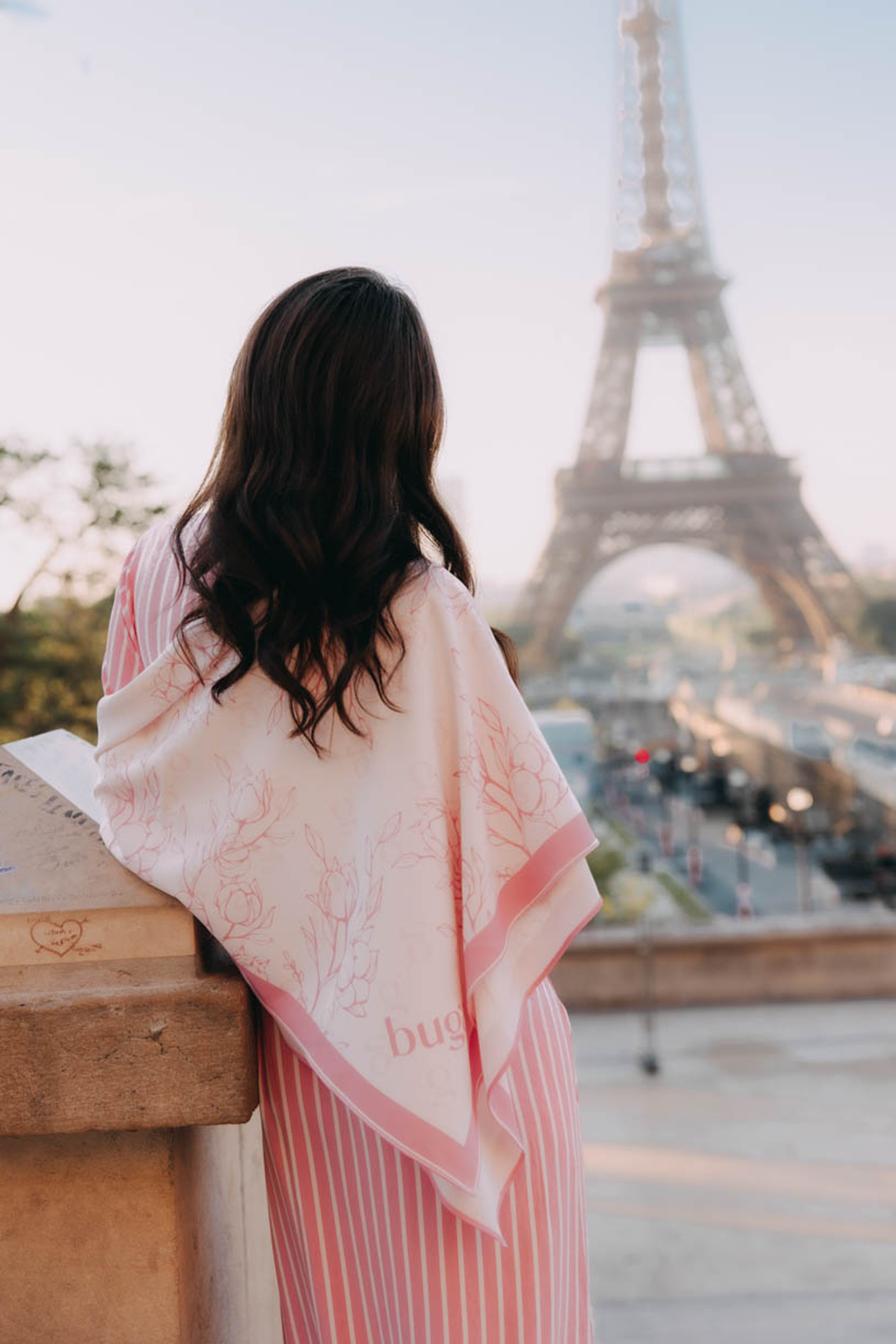 Šatka Pink Paris