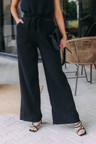 Nohavice Vito Mousseline Black