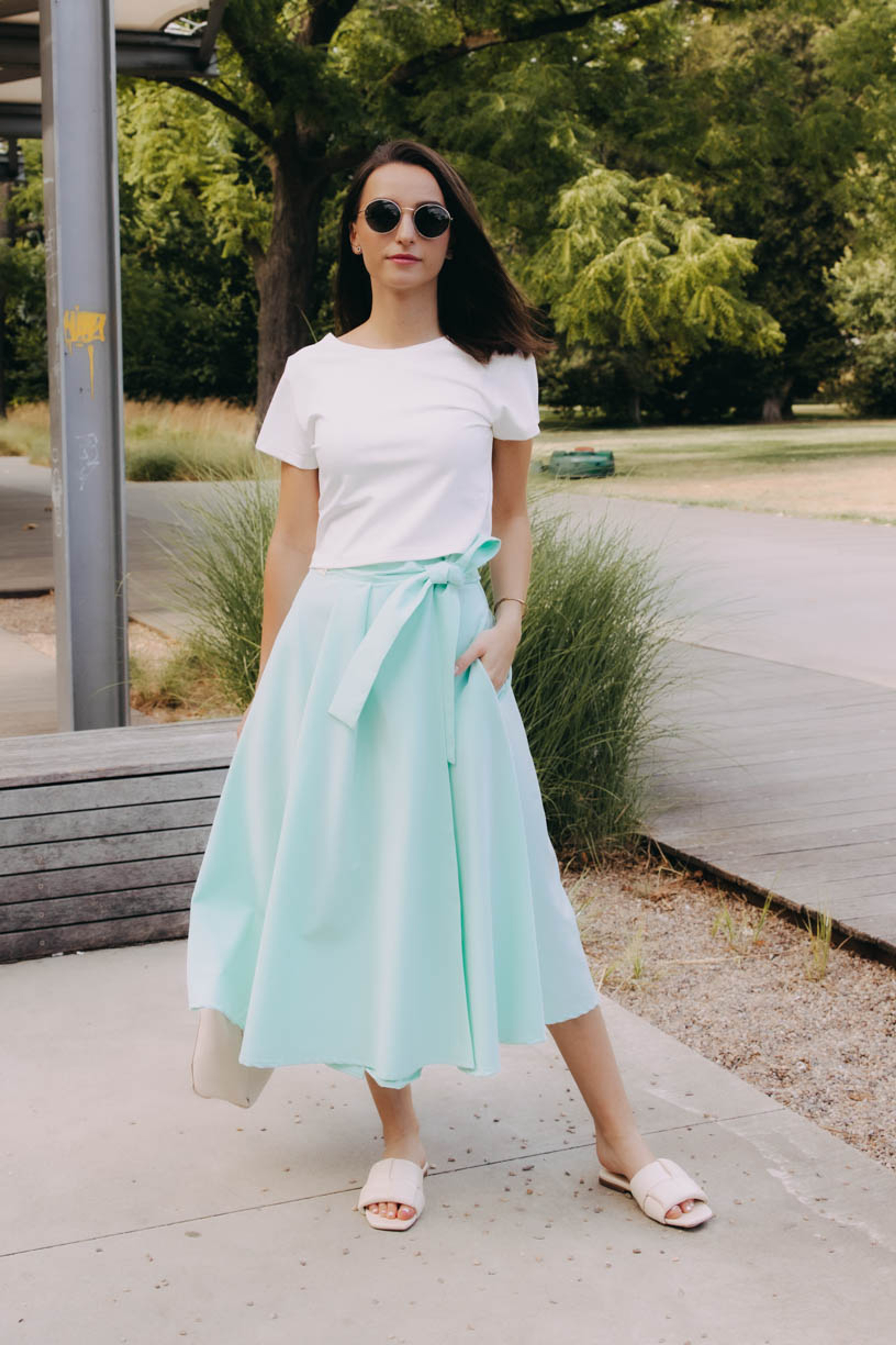 Sukňa Mawe Pastel Green