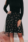 Sukňa Tia Short Black Flo