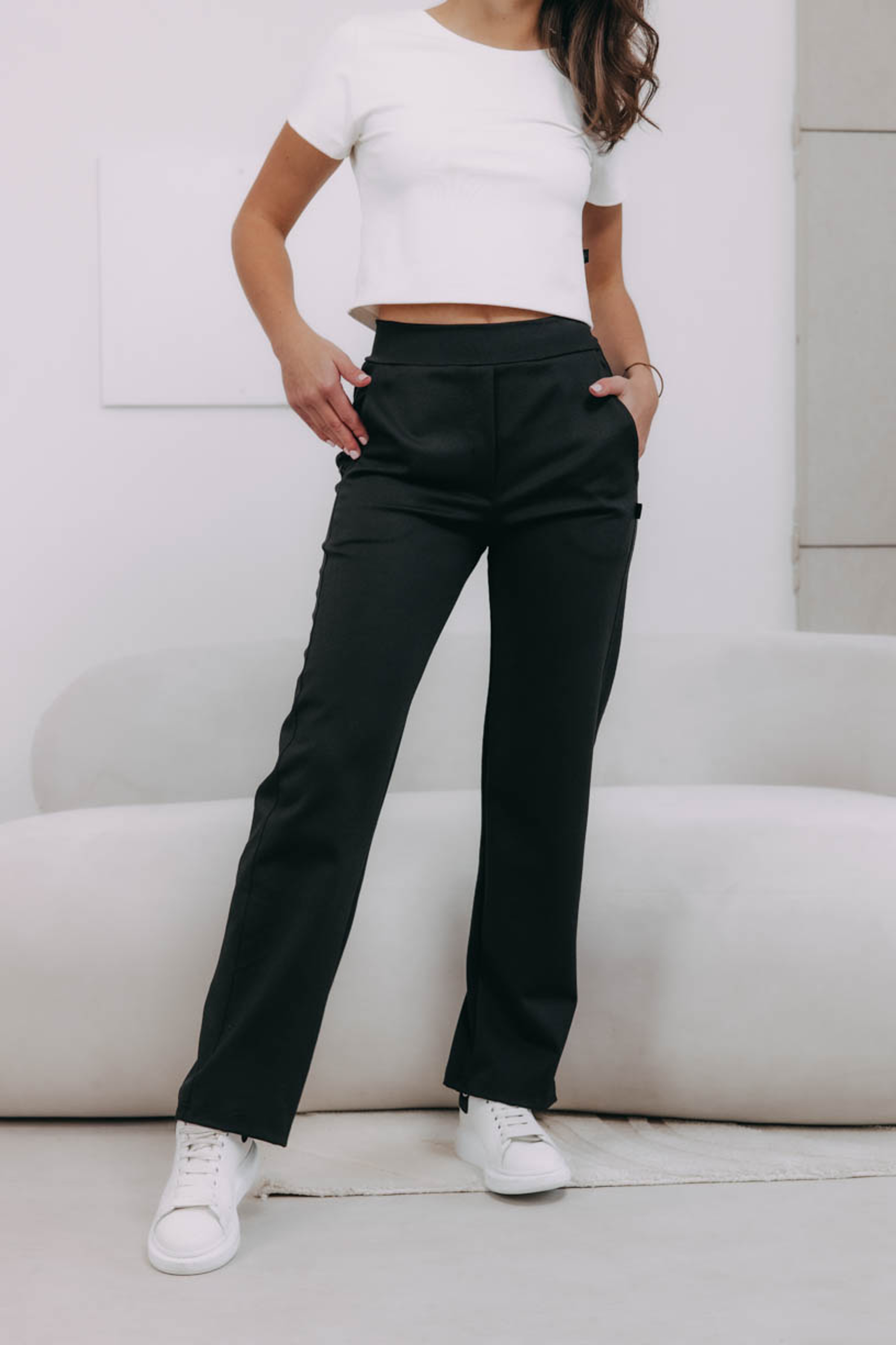 Nohavice Zen Thin Black