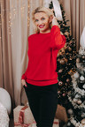 Sveter Winta Long Red