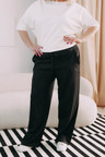 Nohavice Black Stripe Plus