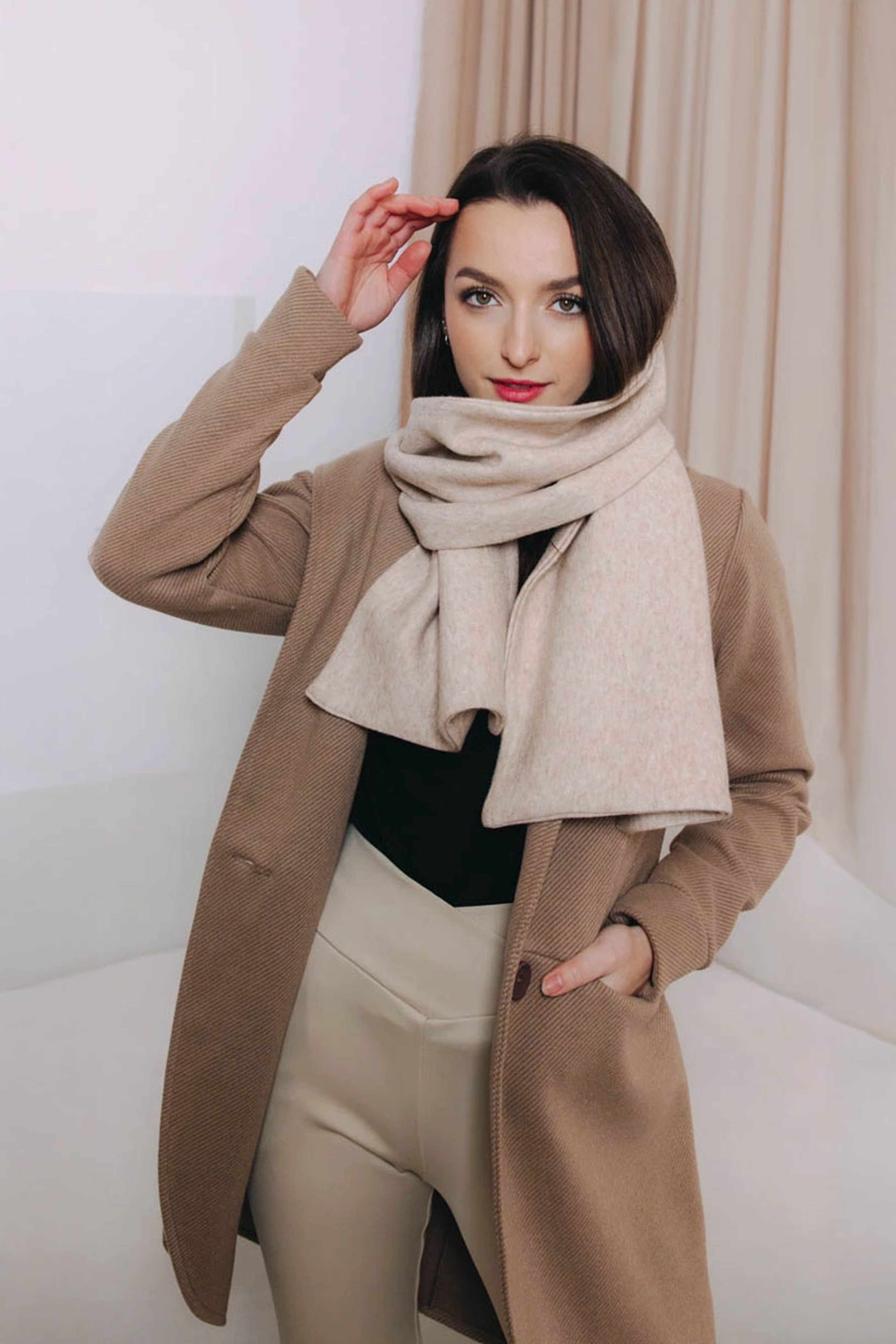 Šál Beige