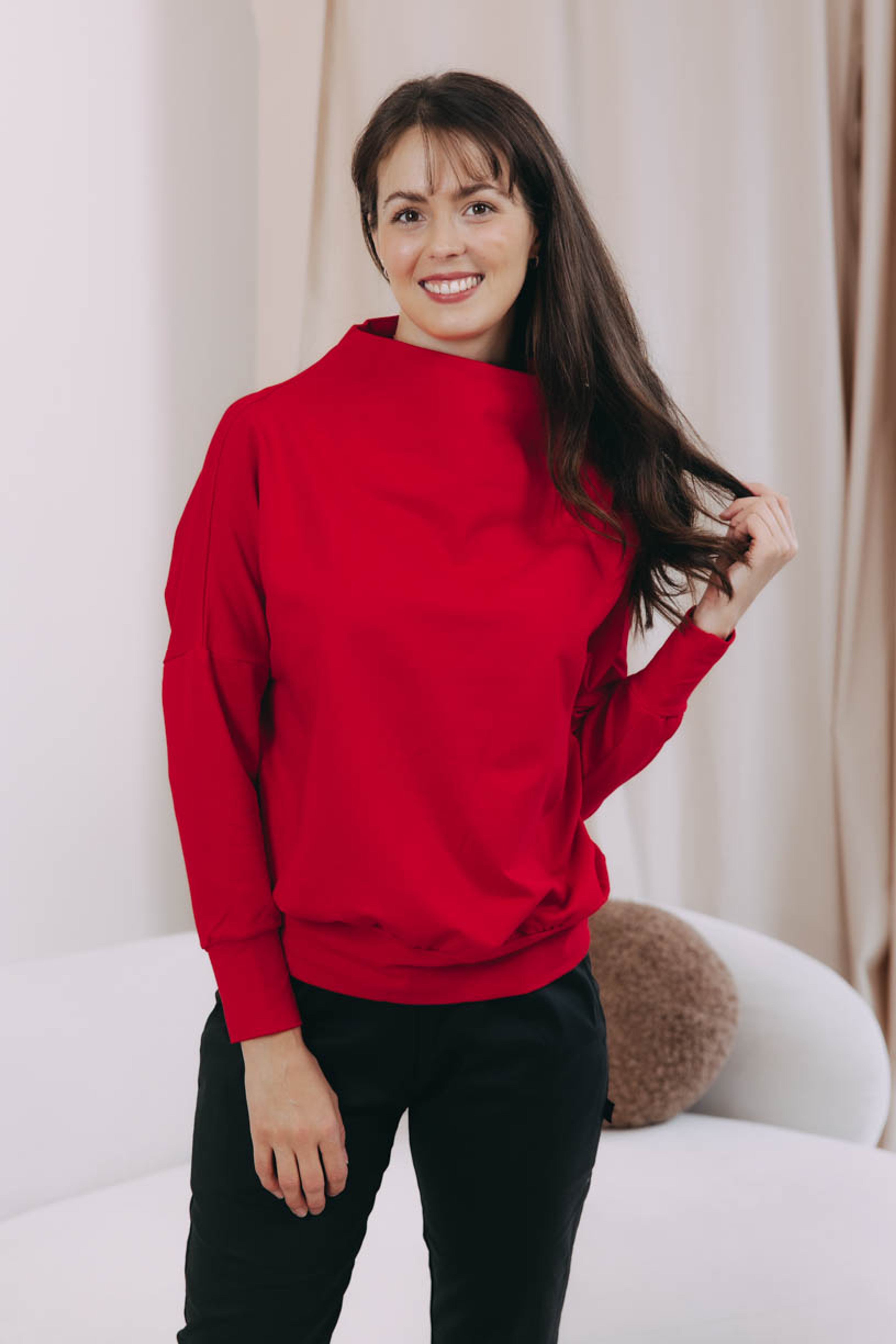 Mikina Izis Red