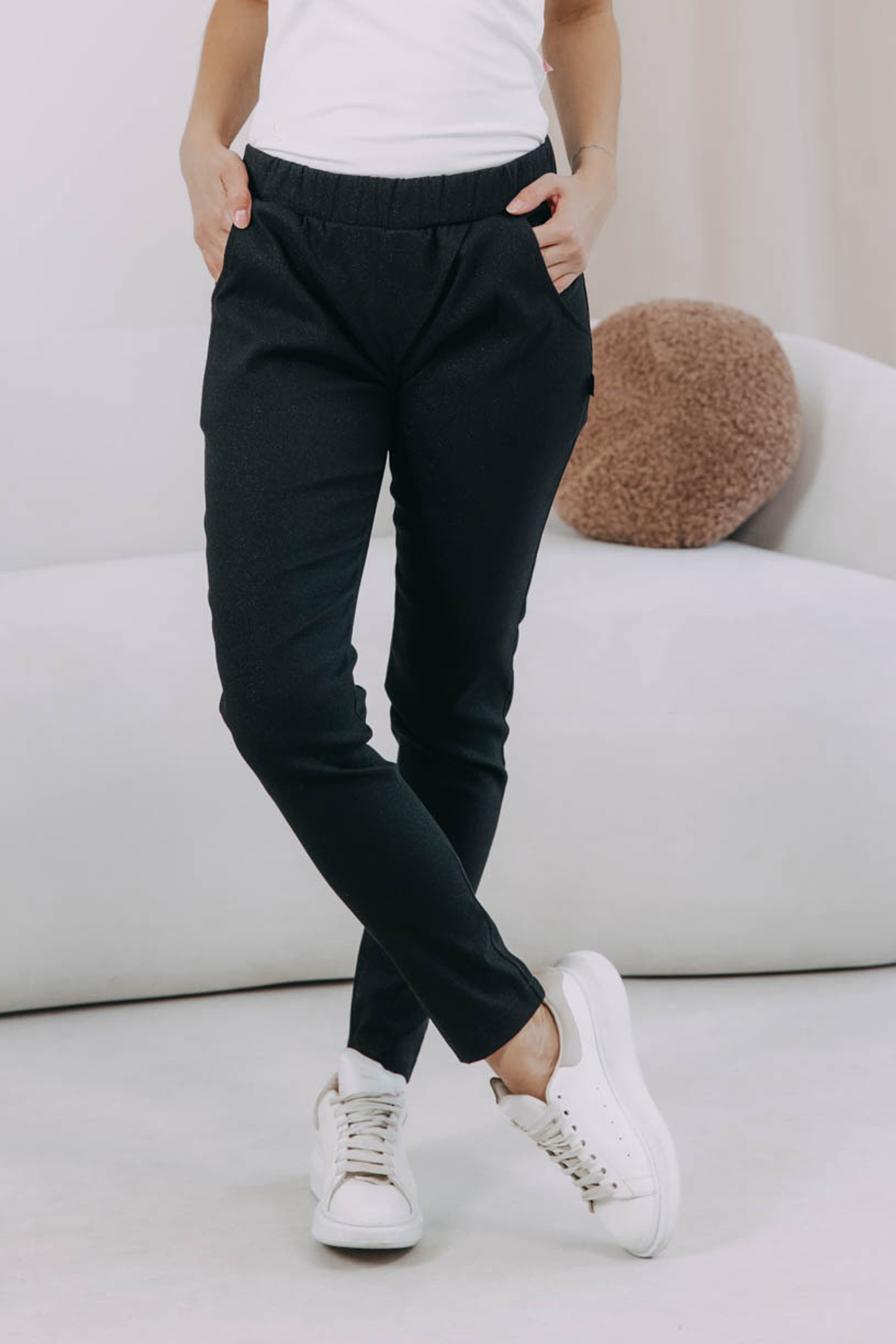 Nohavice Reece Black Shine