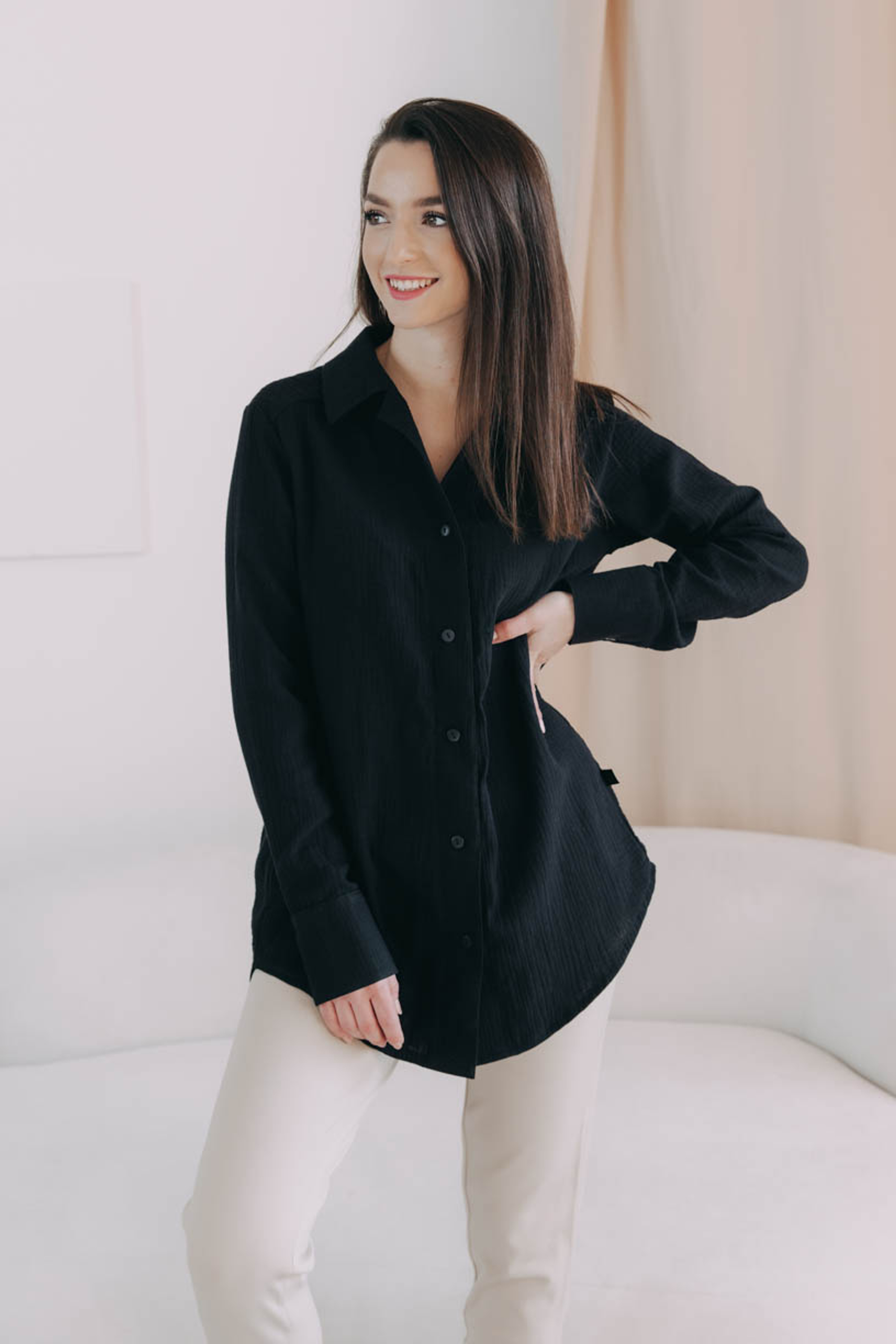 Košeľa Gauri Black