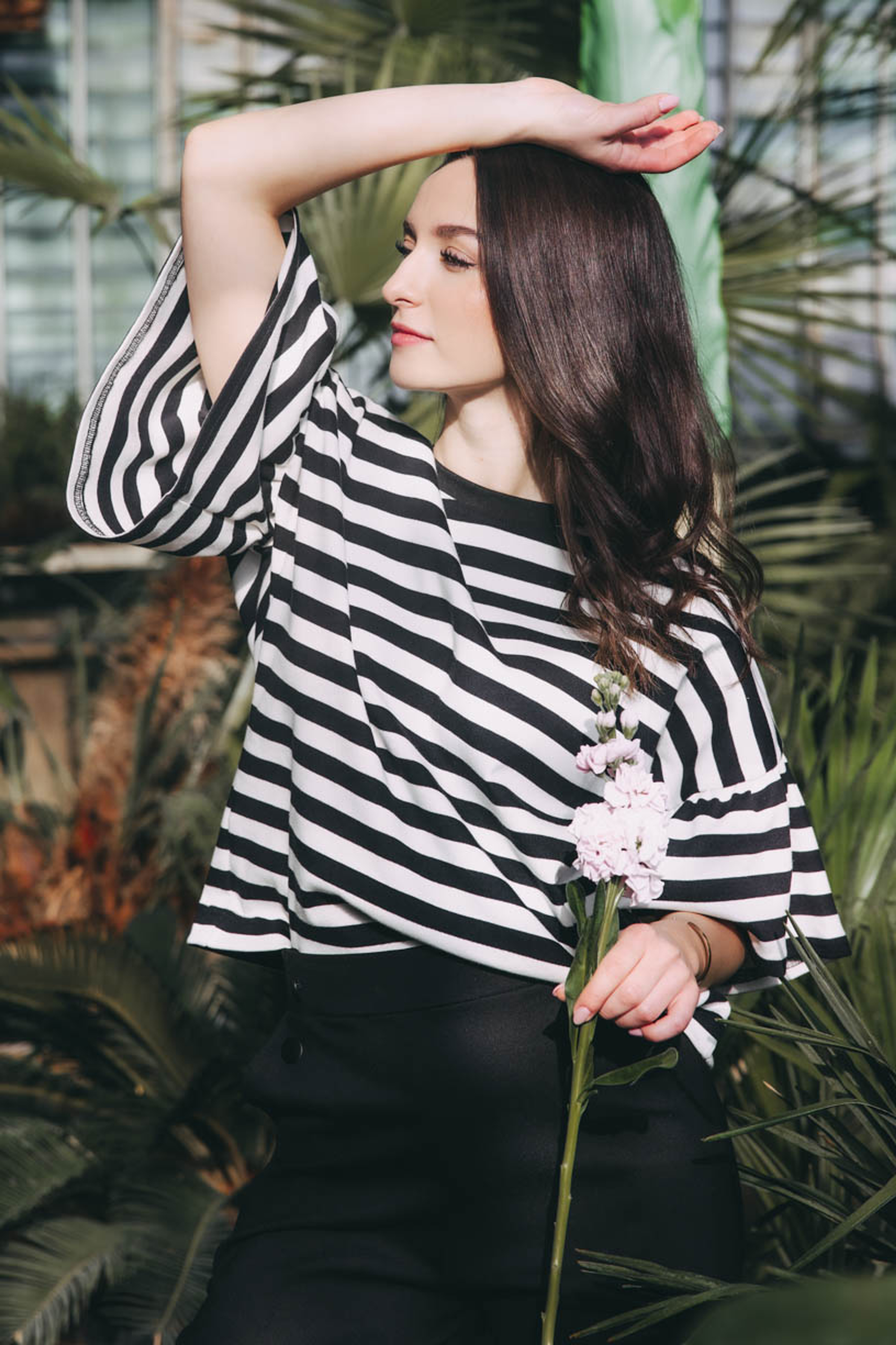 Top Nuru Black Stripe