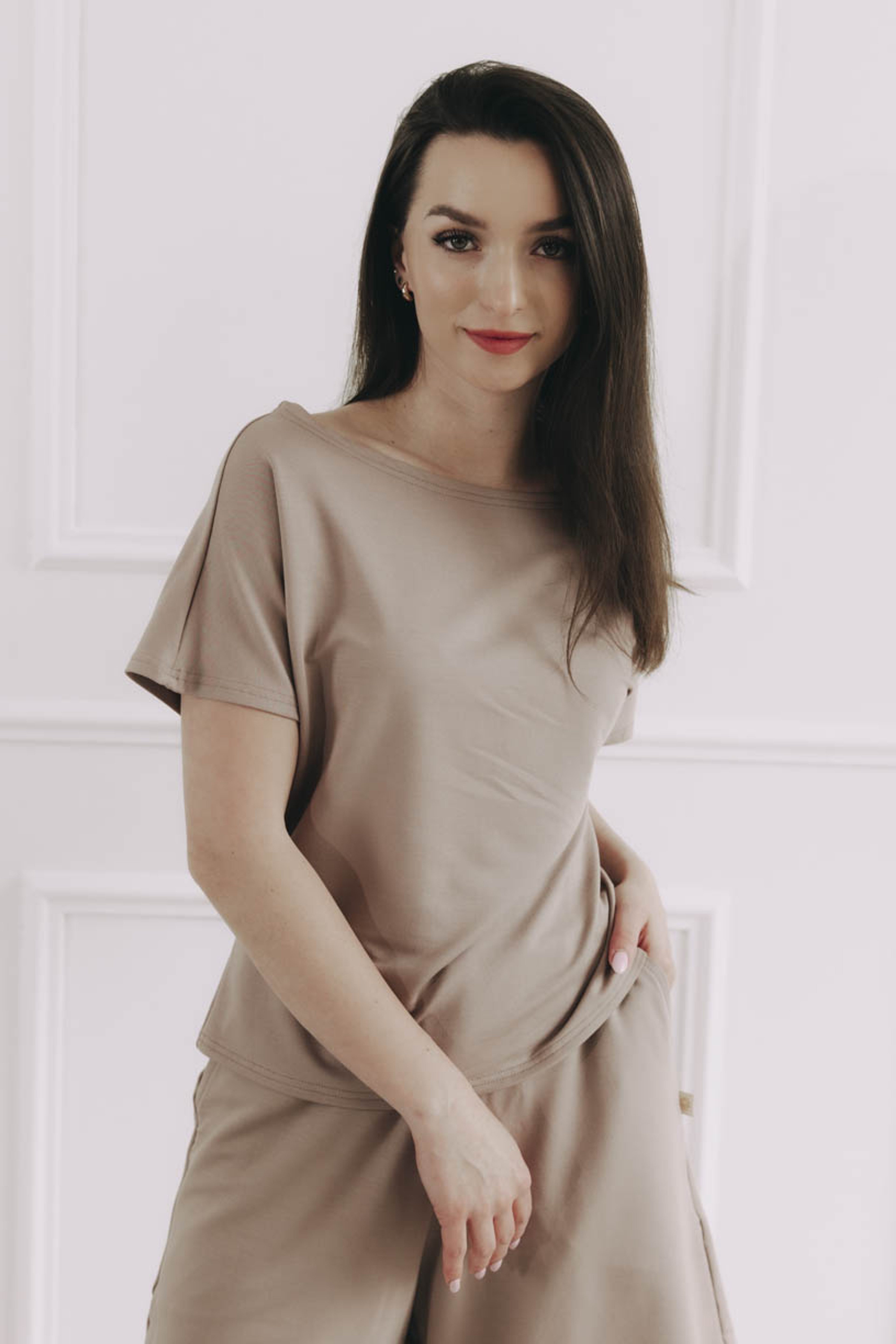 Tričko Meema Beige