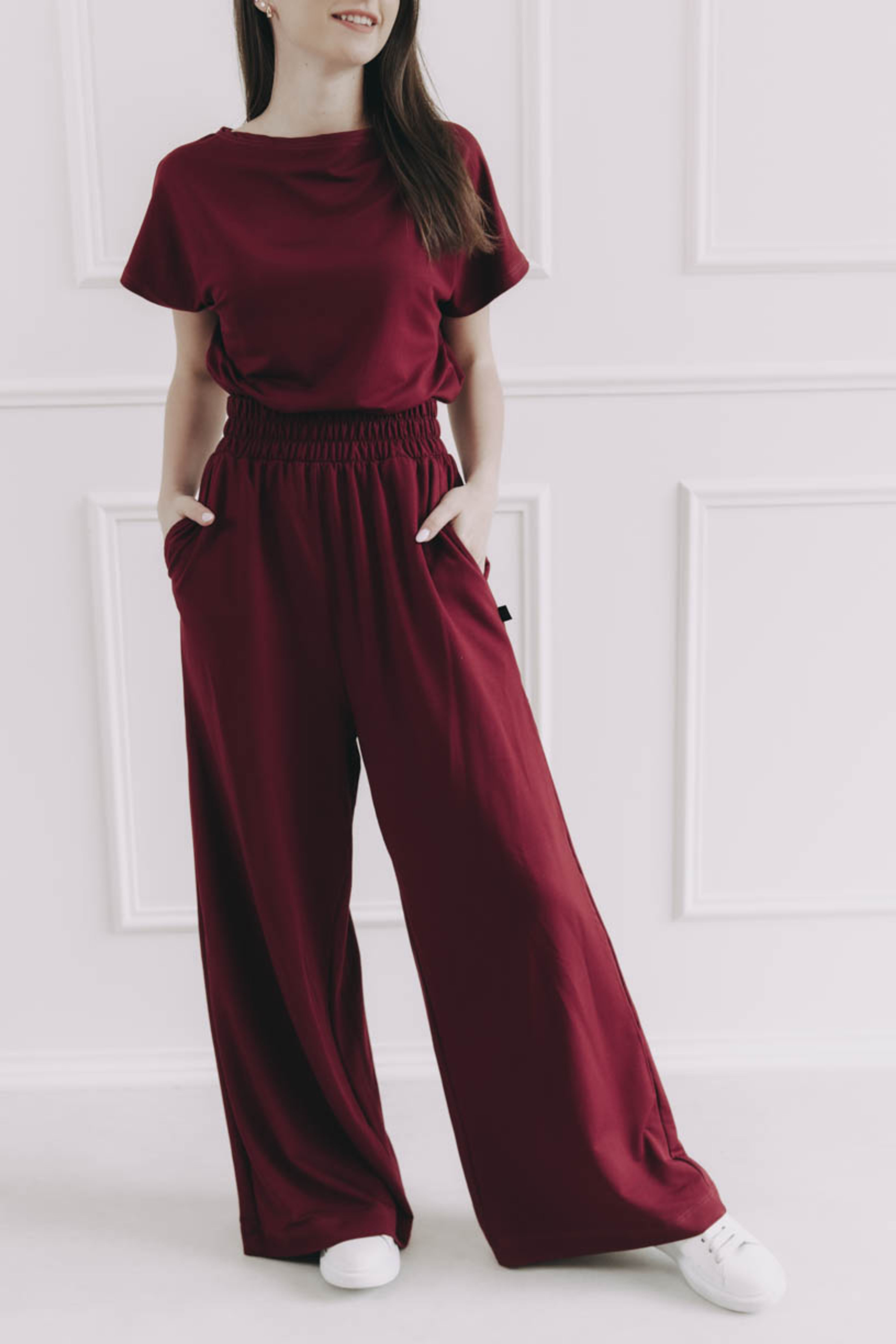 Nohavice Meema Bordo