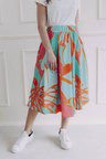 Sukňa Malkia Summer Midi Orange