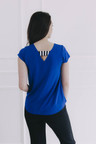 Tričko Eluid Royal Blue Stripe