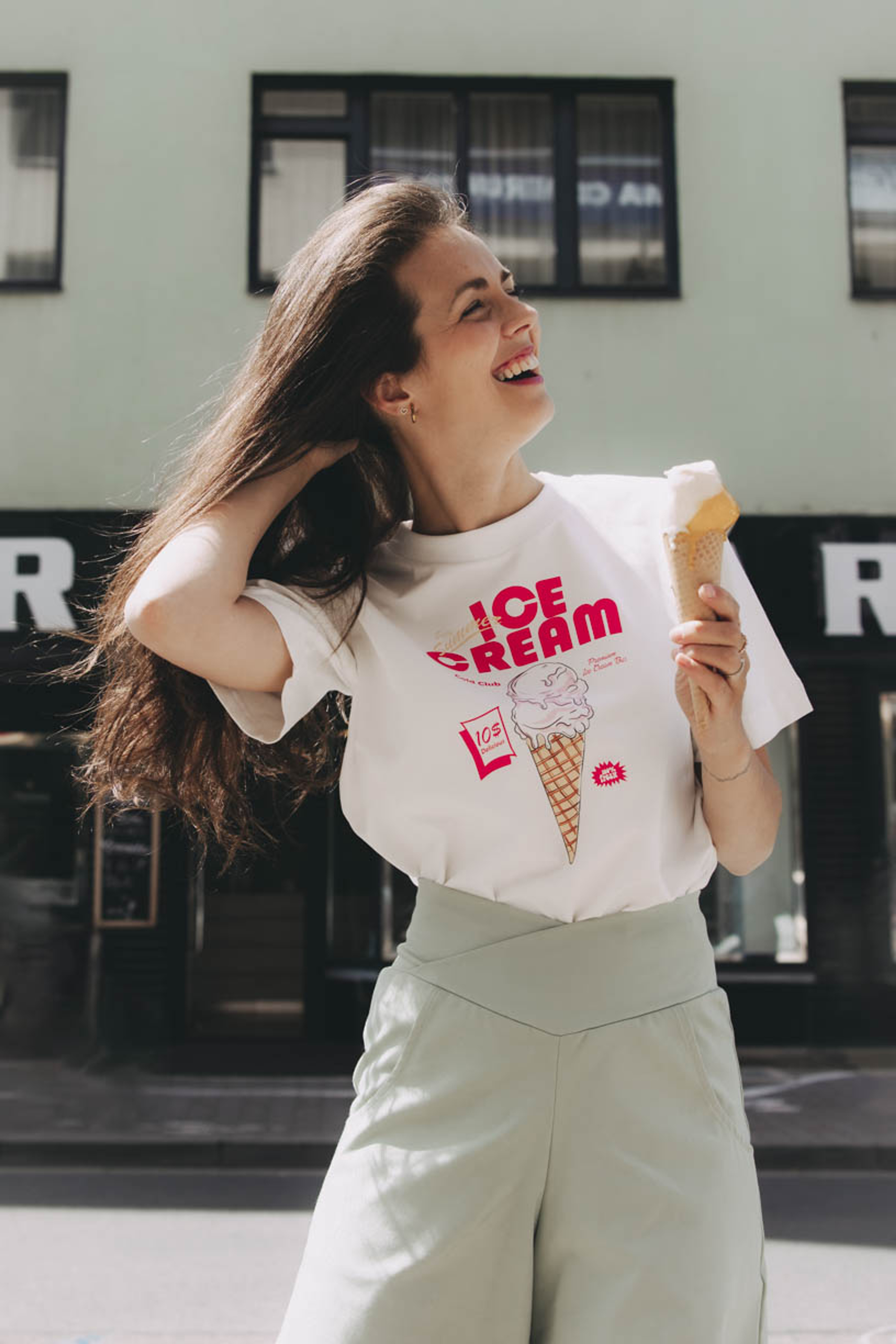 Tričko Mood White Ice Cream