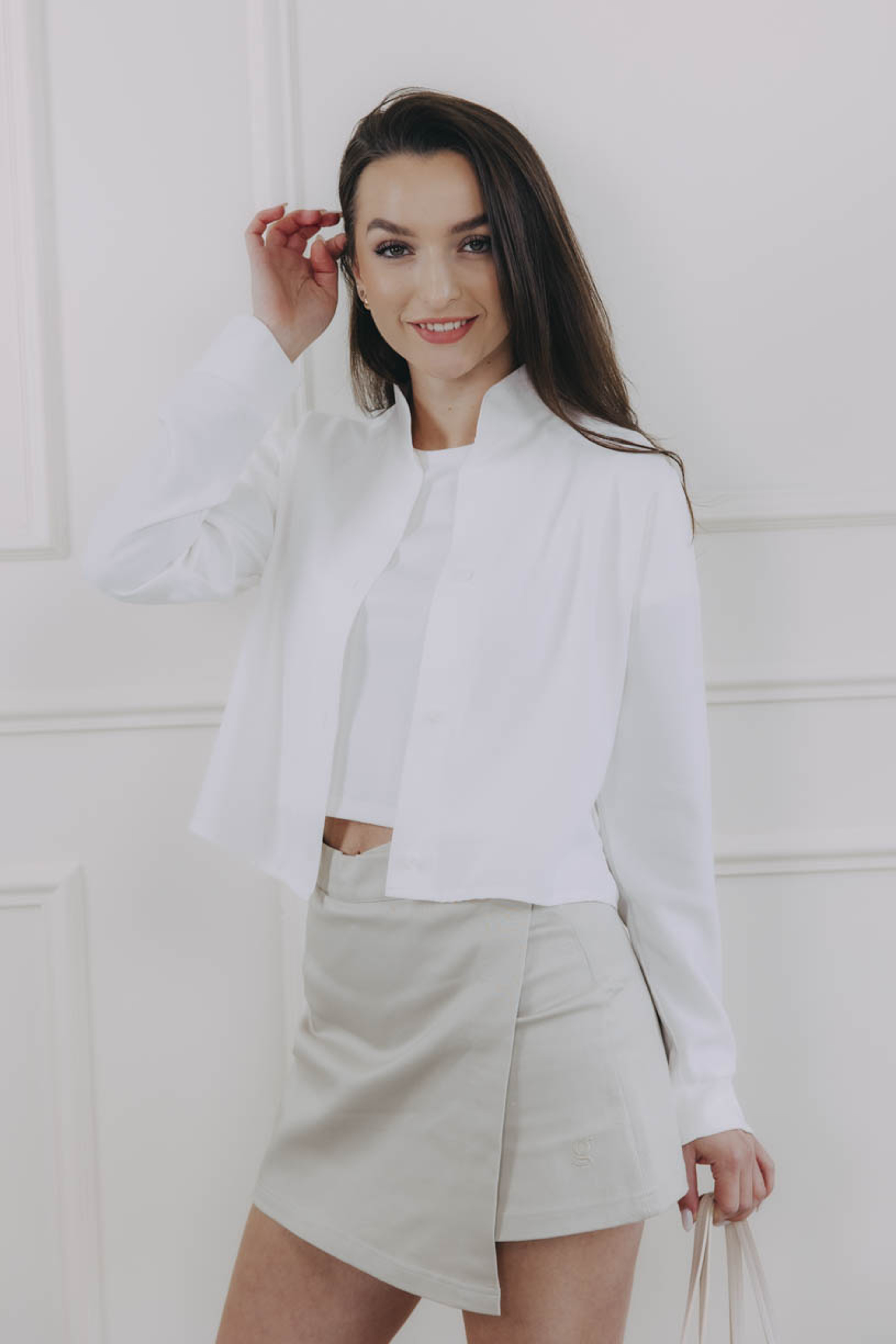 Košeľa Tawia Short White