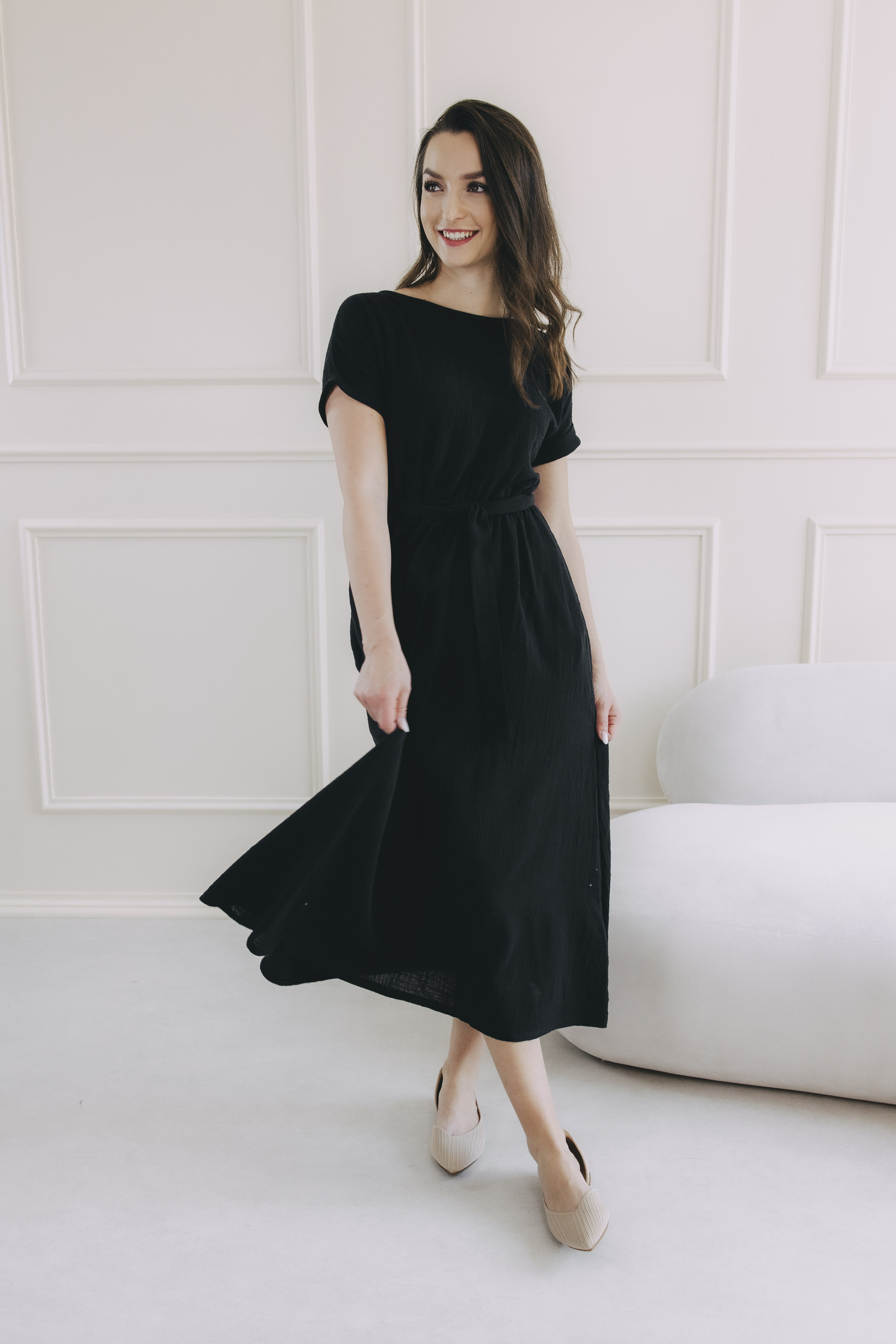 Šaty Boho Black