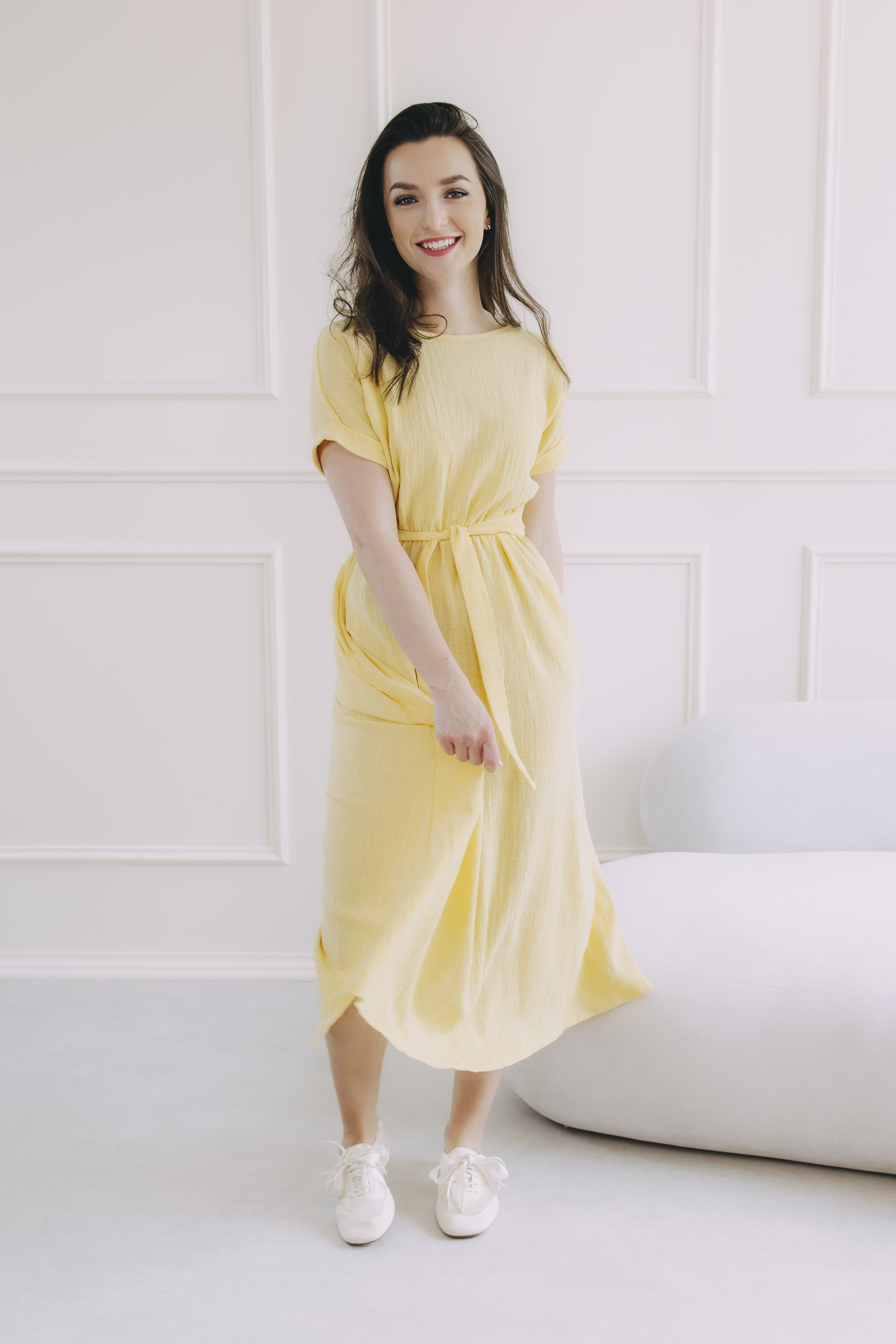 Šaty Boho Yellow