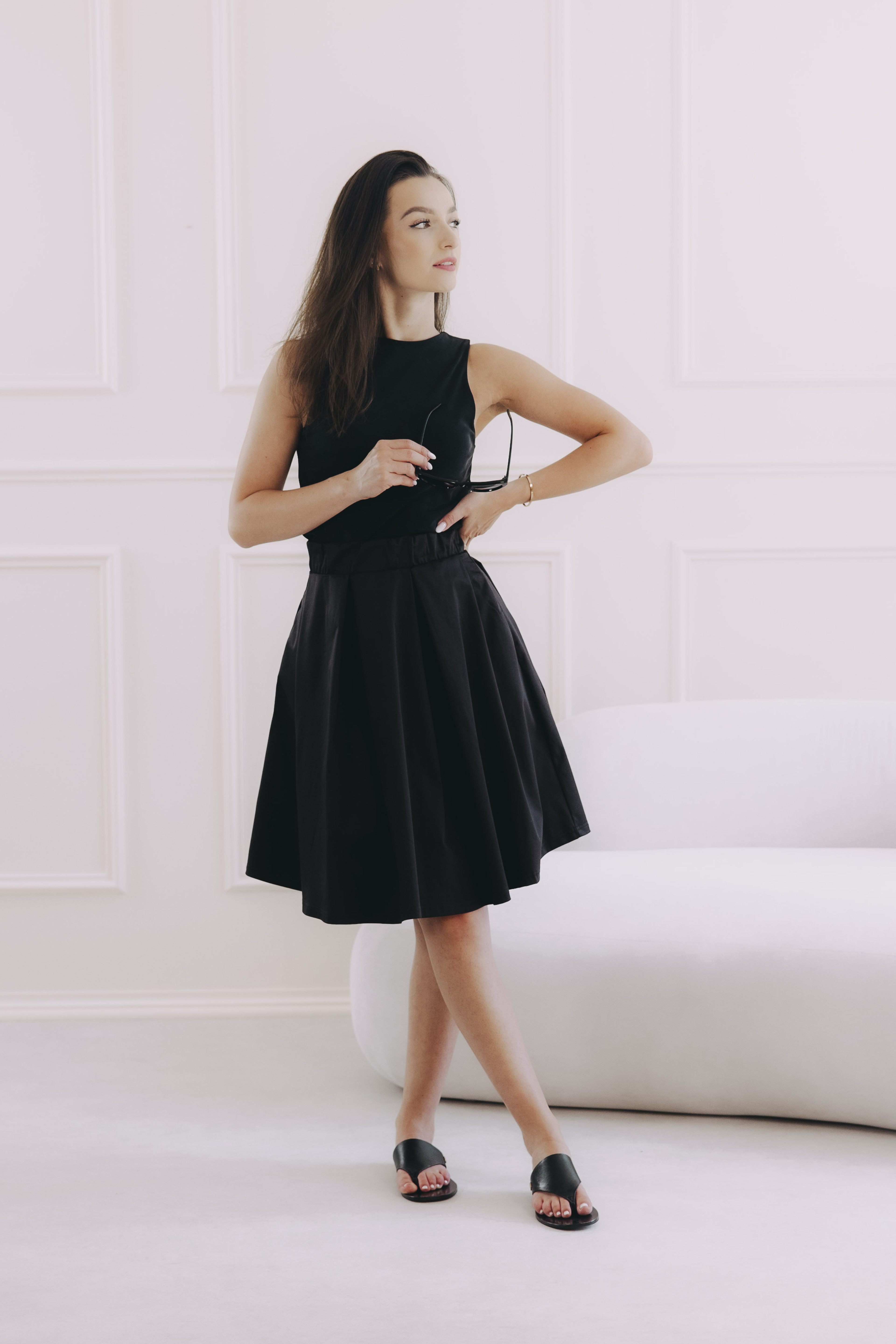Sukňa Malkia Short Black