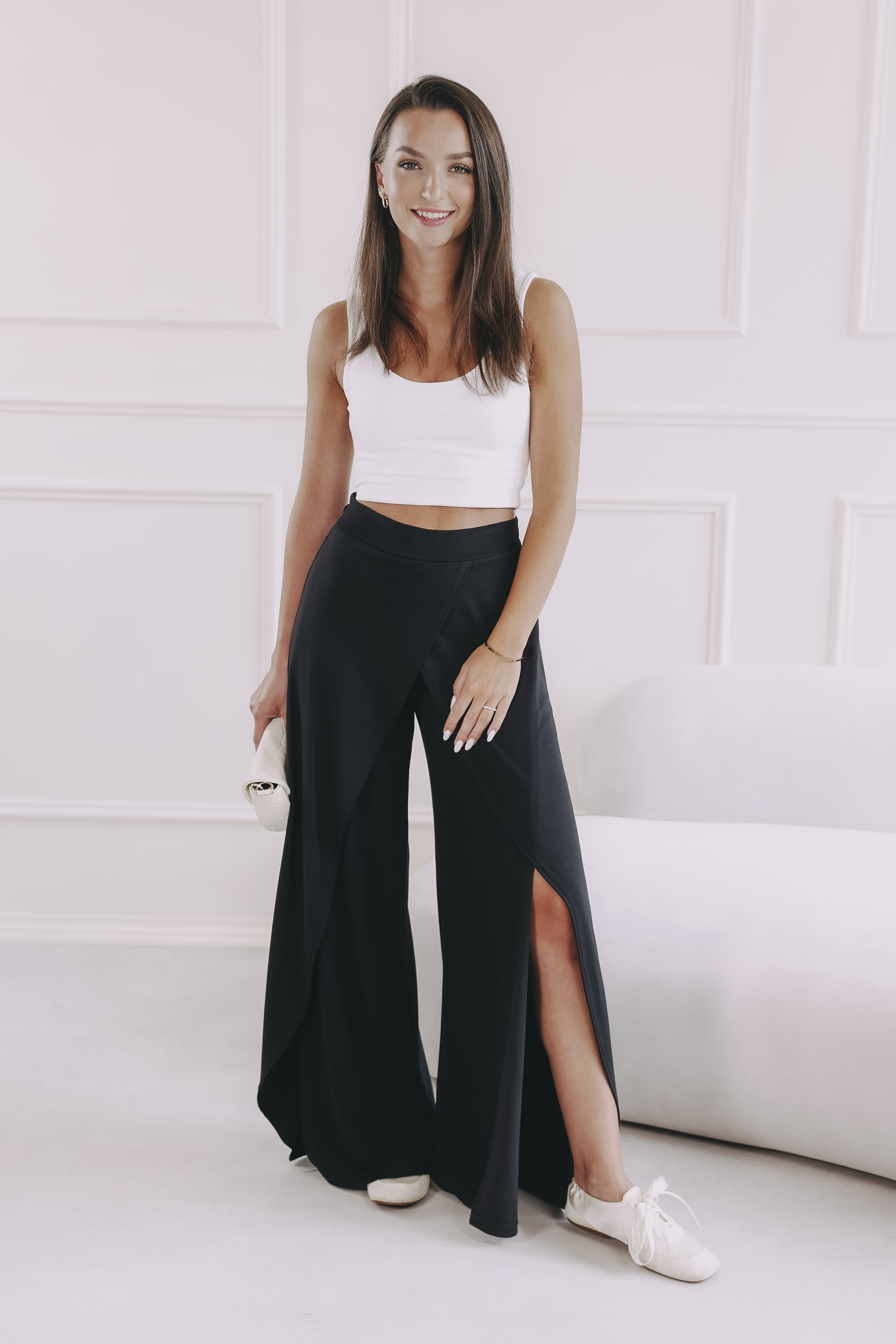 Nohavice Enu Slit Black