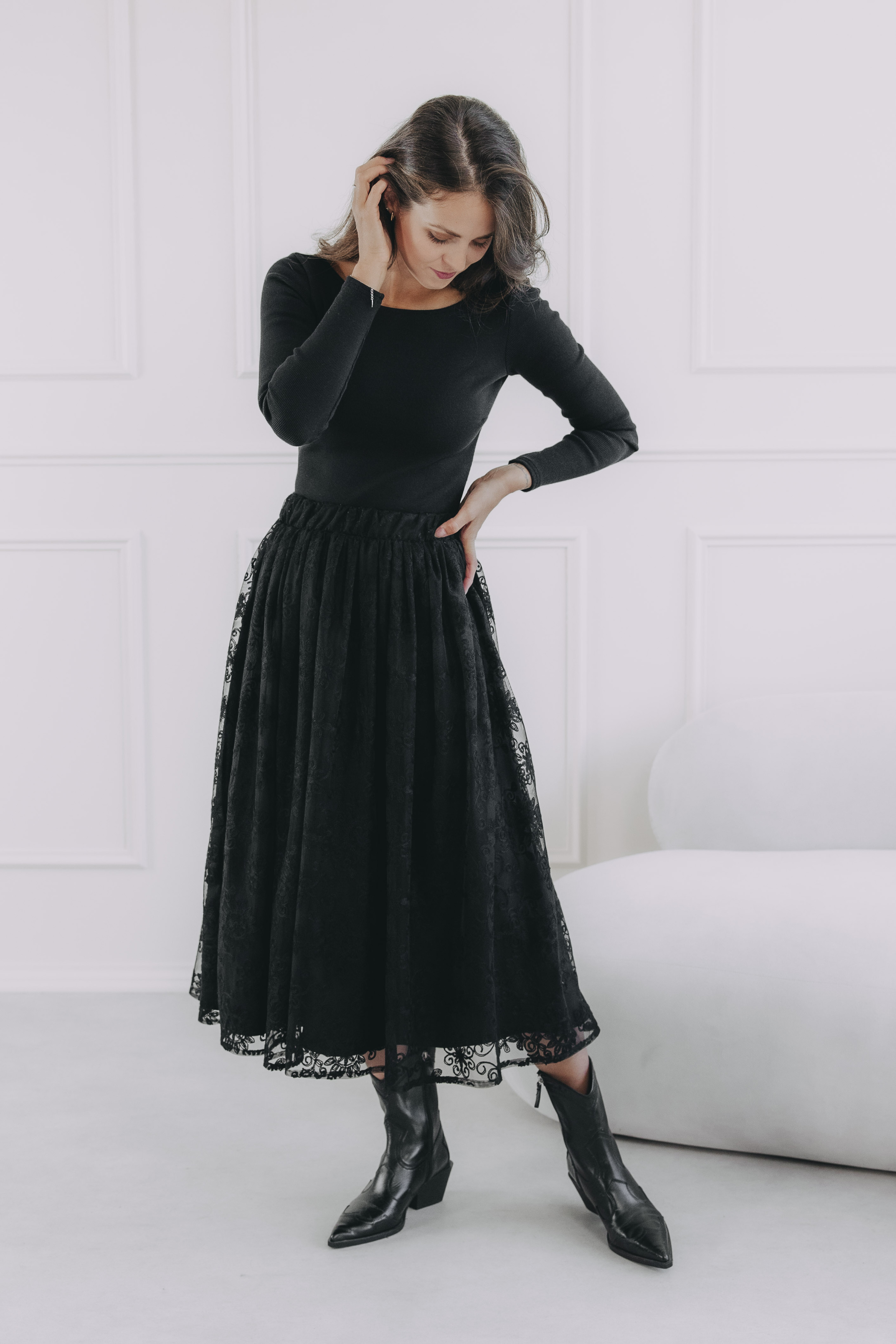Sukňa Nalia Black