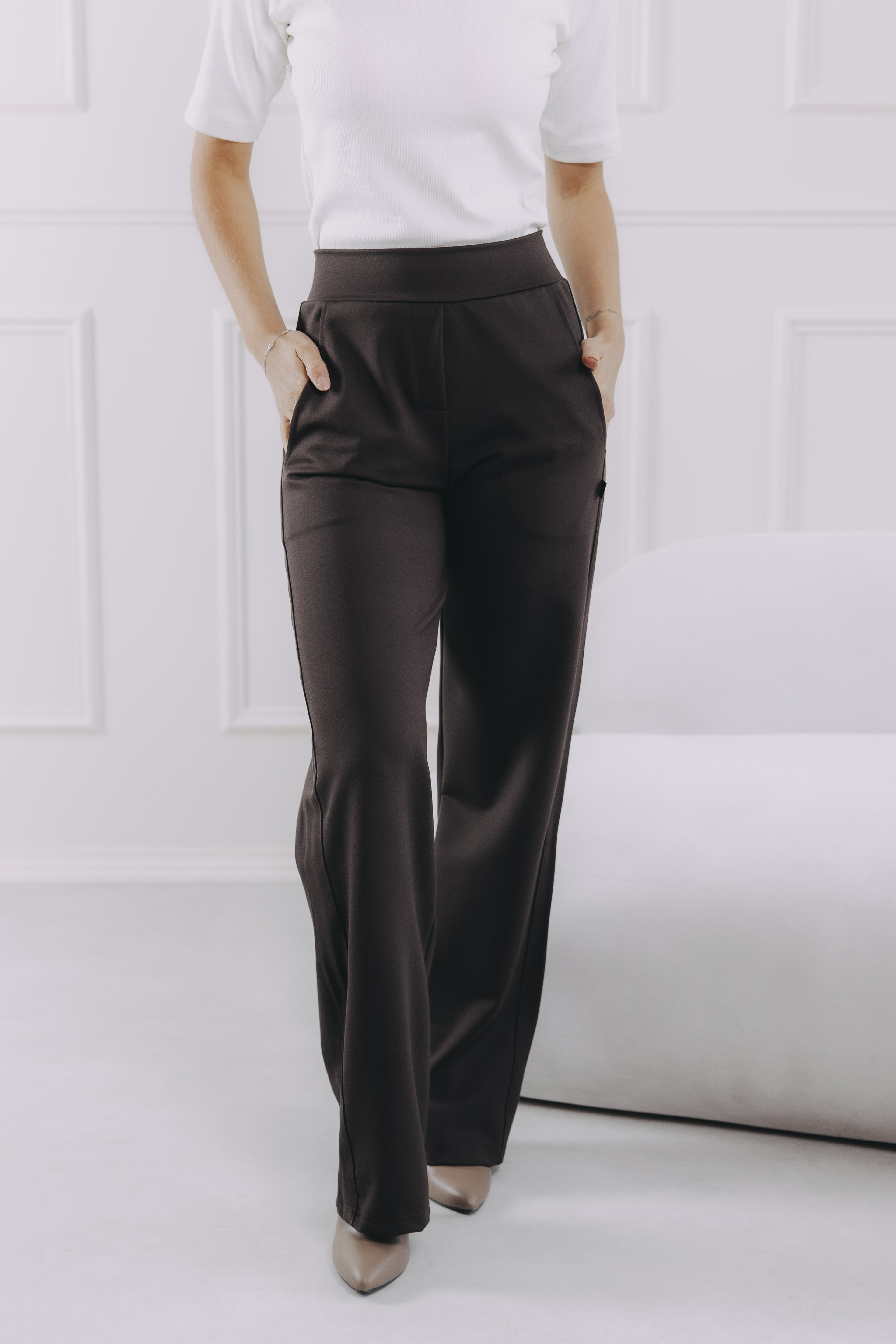 Kalhoty Zen Brown